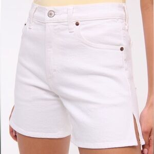 Abercrombie White High-Rise Women’s Denim Shorts 23 NWT